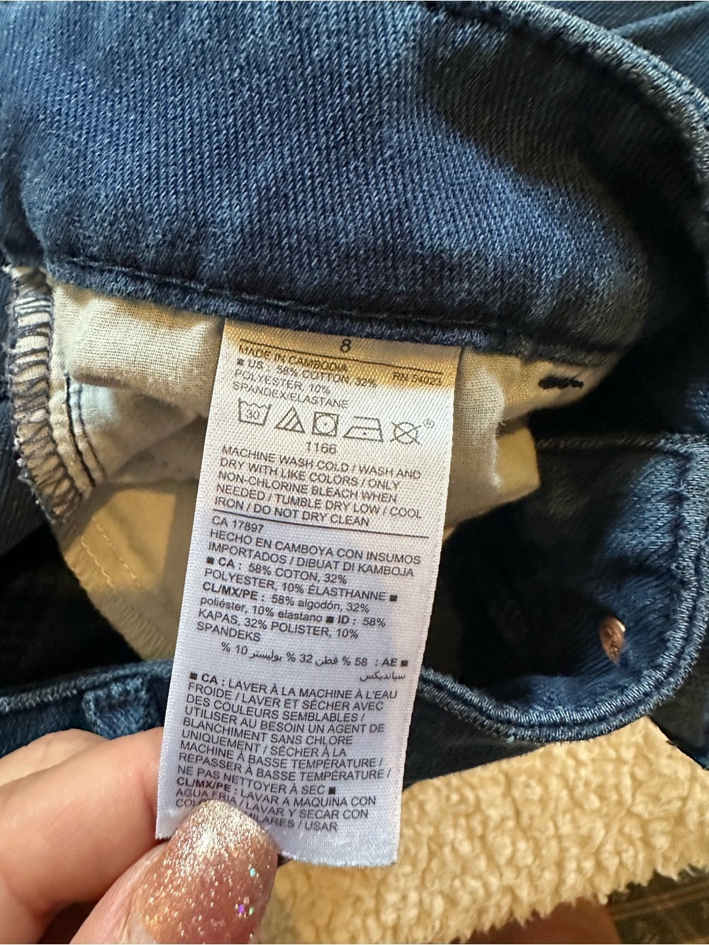 Old Navy Women’s Blue Skinny Rockstar Jeans with Front/Back Pockets size 8 - Picture 10 of 10